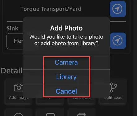 Select Add Image, then the source by which the image is to be added.