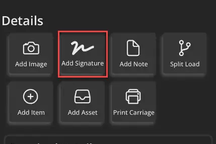 Add signature will allow you to add required and allowed signatures.